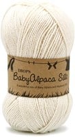 Drops BabyAlpaca Silk Uni Colour 0100 Off-white