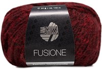 Lana Grossa Fusione 012 Dark Red / Anthracite Mixed