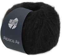 Lana Grossa Alpaca Air 012 Schwarz