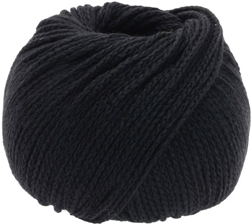 Lana Grossa Cool Merino Uni 014 Schwarz