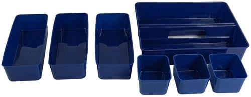 Restyle Aufbewahrungsbox 36,5 x 29 x 15 cm mit 7 Stück Stauraum im Inneren-3