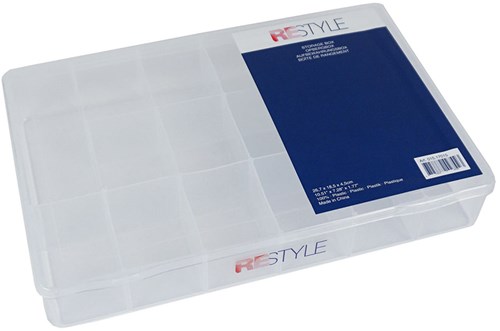 Restyle Aufbewahrungsbox 26,7 x 18,5 x 4,5 cm, 100 % Kunststoff