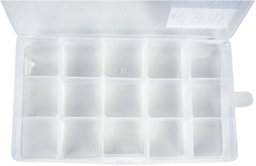 Restyle Aufbewahrungsbox 17,3 x 10 x 2 cm mit 15 Fächern-3