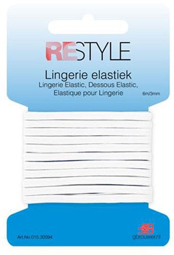Restyle Unterwäsche Gummiband 3 mm x 6 meter