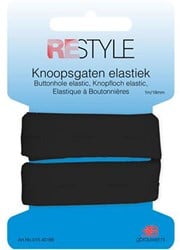 Restyle Gummiband mit Knopflöchern 18 mm x 1 meter
