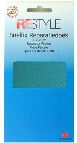 Restyle Reparatur Flicken 11 cm x 36 cm Aufbügelbar 298 Aqua