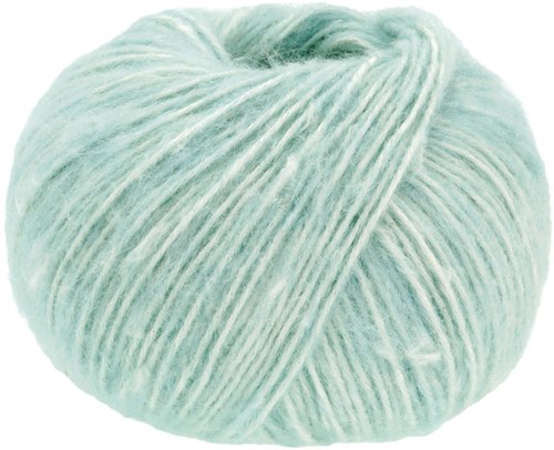 Lana Grossa Natural Alpaca Pelo 018 Eisblau meliert