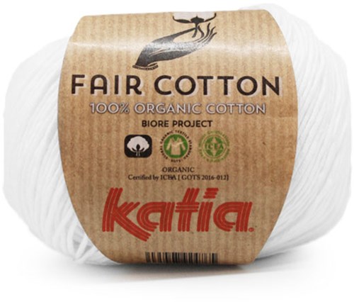 Katia Fair Cotton 001 Weiß