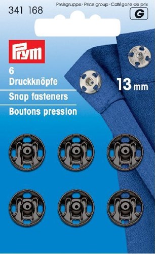 Prym Druckknöpfe schwarz 13mm