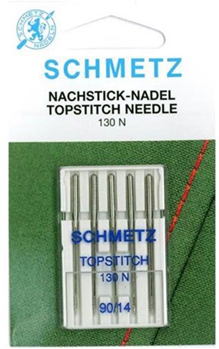 Schmetz Nachstick Nadeln NM 90 - 1 x 5 Nadeln auf Karte