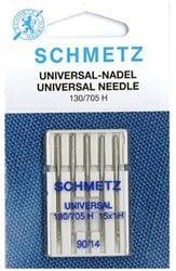 Schmetz Universal Nadeln NM 90 - 1 x 5 Nadeln auf Karte