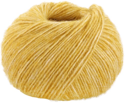 Lana Grossa Natural Alpaca Pelo 027 Senfgelb meliert