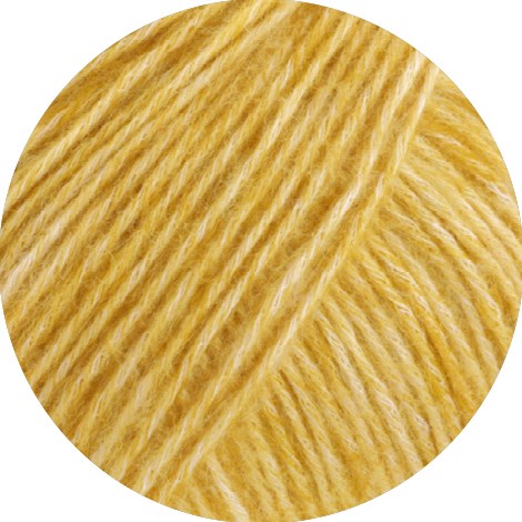 Lana Grossa Natural Alpaca Pelo 027 Senfgelb meliert-2