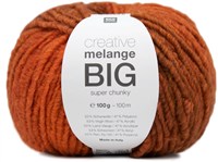 Rico Creative Melange Big Super Chunky 27 Brown-Orange