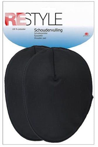 Restyle Schulterpolster Raglan 15mm Dick 000 Schwarz