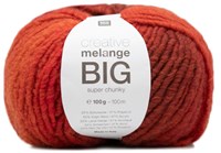 Rico Creative Melange Big Super Chunky 28 Orange-Red