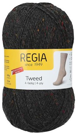 SMC Regia Tweed sockengarn uni farben 098