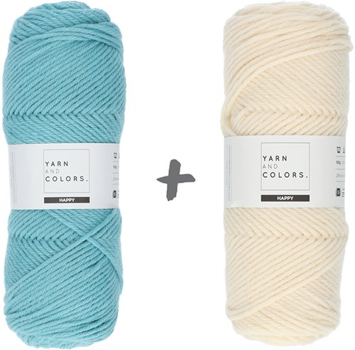 Traumdecke 4.0 KAL Strickpaket 3 Glass & Cream