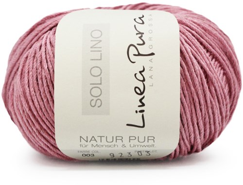 Lana Grossa Solo Lino 003 Rose
