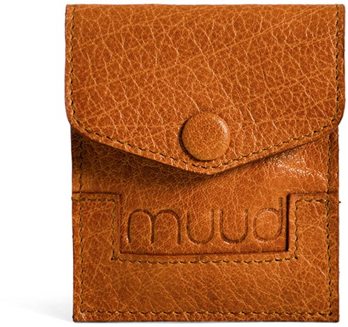 MUUD Bergen Whiskey - Handgefertigte Ledertasche für Bastelzubehör, 9,5 x 8 cm