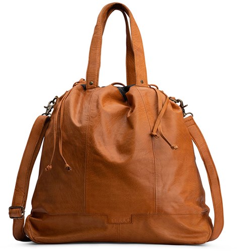 MUUD Lofoten XL Whiskey - Handgefertigte Ledertasche für verschiedene Projekte 42x52x15cm
