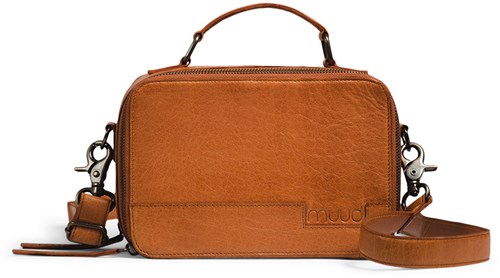 MUUD Heaven Whiskey - Handgefertigte Leder-Basteltasche 15 x 22 cm
