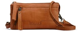 MUUD Riga. Handgefertigte Crossover-Tasche aus Leder ø 12 cm x 22 cm