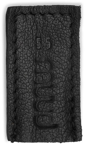 MUUD Chris Black - Handgefertigter Spitzenschutz aus Leder für Stricknadeln