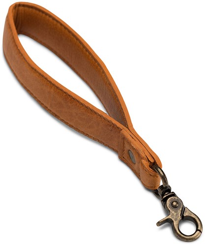 MUUD Cami XL Whiskey - Handgefertigter Ledertaschengriff 21 x 2,2 cm