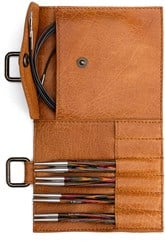 MUUD Carita B. Handgefertigte Ledereinlage 14 x 21 cm für Stricknadelspitzen