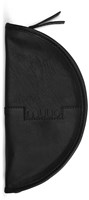 MUUD Dian - Handgefertigtes Portemonnaie aus schwarzem Leder, 24 x 12 cm