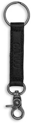 MUUD Deva Handgefertigter Schlüsselanhänger aus Leder mit D-Ring 13,5 x 3 cm