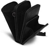MUUD Dafne - Black Handgemaakt leren schoudertas 19 x 12 cm