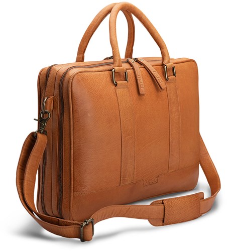 MUUD Drea - Whiskey Handgefertigte Laptoptasche aus Leder-2