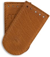 MUUD Dede - Whisky Handgefertigter Leder-Druckknopfverschluss 7,5 x 4 cm