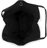 MUUD Dosy - Black Handgemaakt leren gevlochten handtas 29 x 43 cm