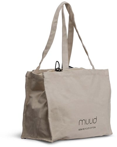 MUUD Tragetasche aus 100 % recycelter Baumwolle 42x38cm