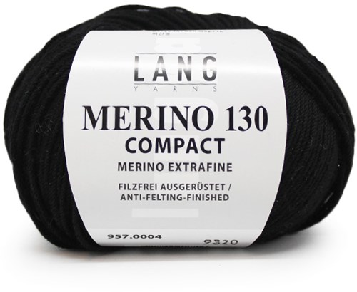 Lang Yarns Merino 130 Compact 04 Black