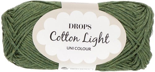 Drops Cotton Light Uni Colour 050 Efeu Dunkel