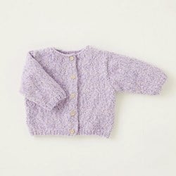 Phil Tutti Frutti Jacke mit rundem Halsausschnitt Strickpaket