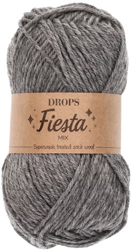 Drops Fiesta Mix 05 Mittelgrau
