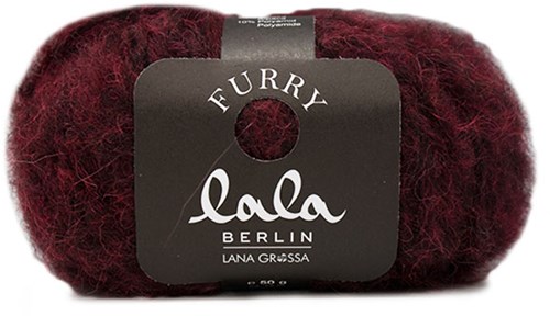 Lana Grossa Lala Berlin Furry 005 Dark Red