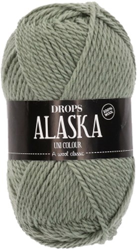 Drops Alaska Uni Colour 075 salbeigrün