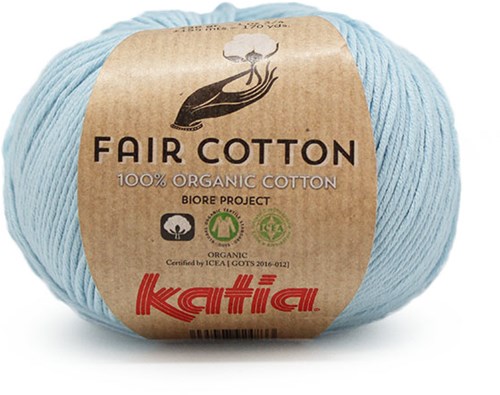 Katia Fair Cotton 008 Hellhimmelblau