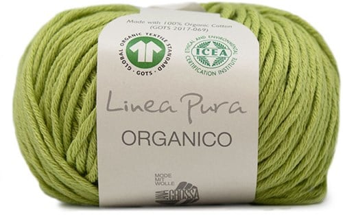 Lana Grossa Organico Uni 091 Yellow/Green
