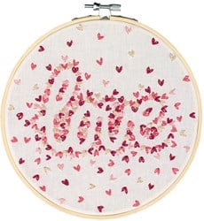 Stickereiset Love