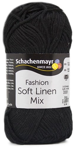 SMC Soft Linen Mix 099 Black