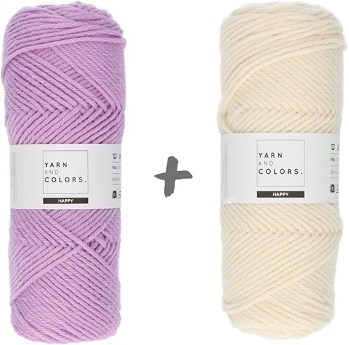 Traum Kissenrolle 4.0 Häkelpaket 09 Orchid & Cream