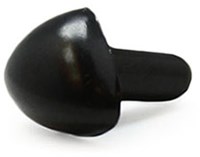 Sicherheitsnase Dreieck schwarz 09mm