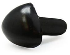 Sicherheitsnase Dreieck schwarz 09mm